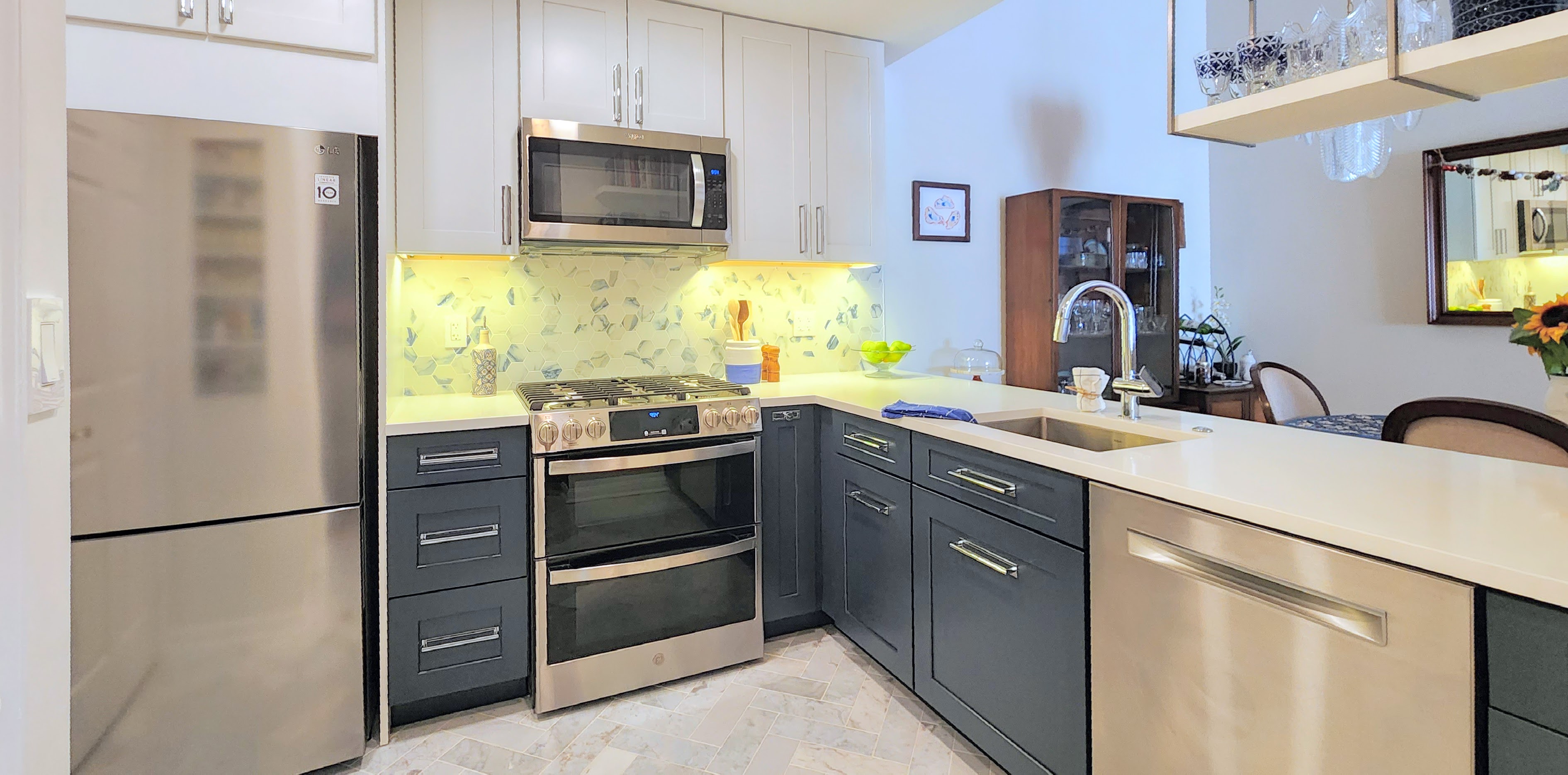 Kitchen renovation after, Bethesda MD