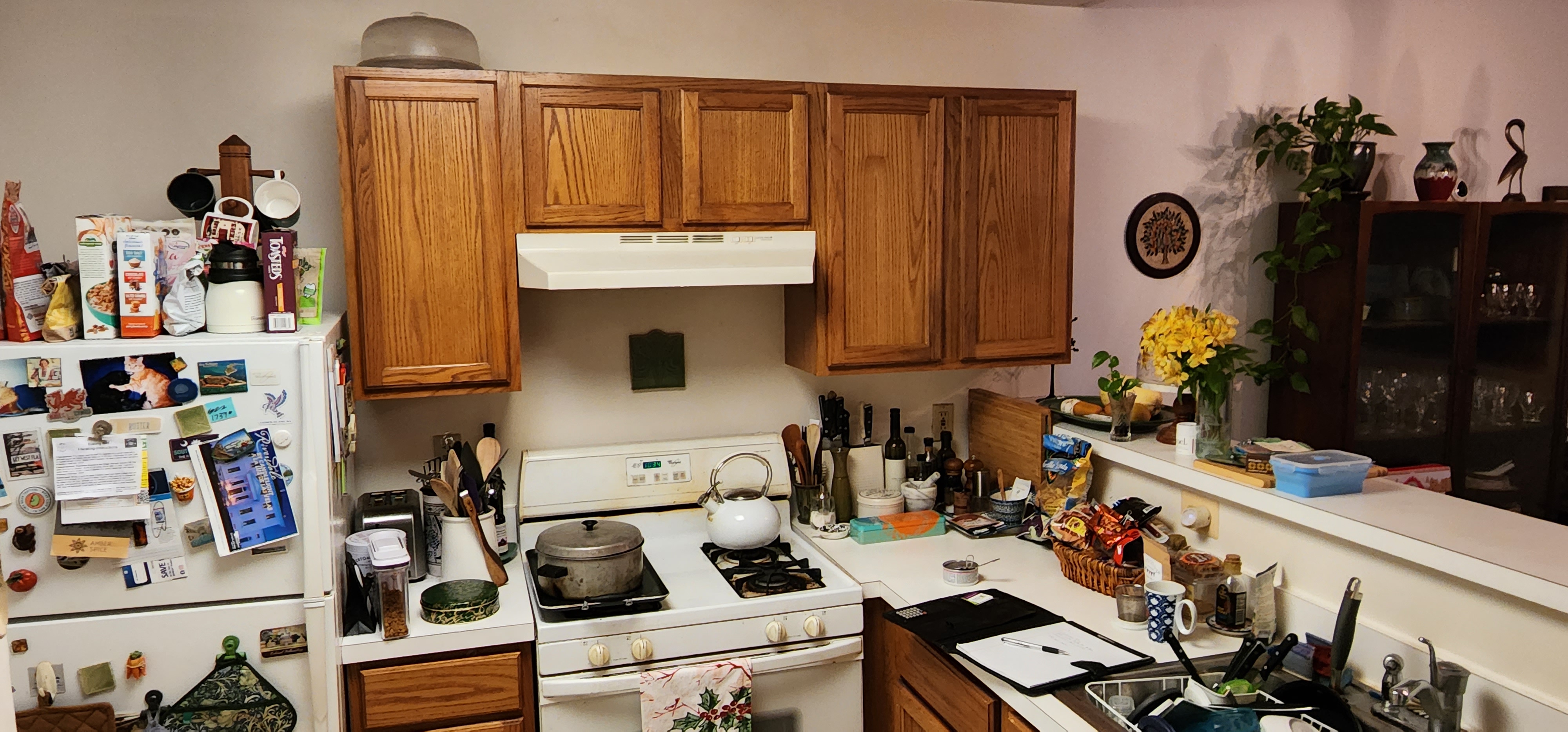 Kitchen renovation before, Bethesda MD